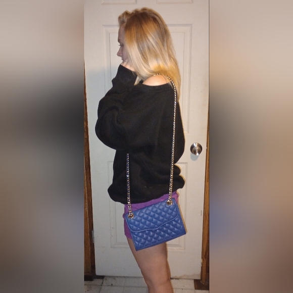 Rebecca Minkoff Classic Quilted Mini Affair Shoulder Bag - Picture 12 of 14